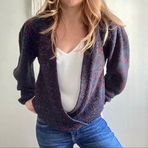 Vintage Deb Shops Hem Button Cardigan Sweater